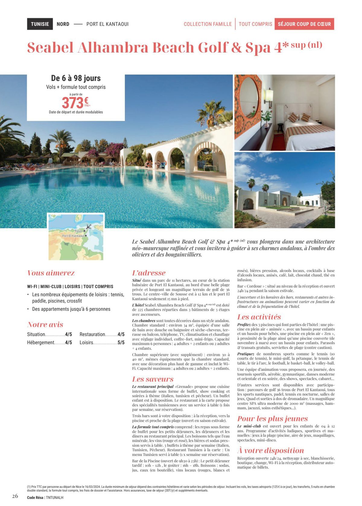 Catalogue Toutes destinations Séjours & Circuits 2024, page 00026