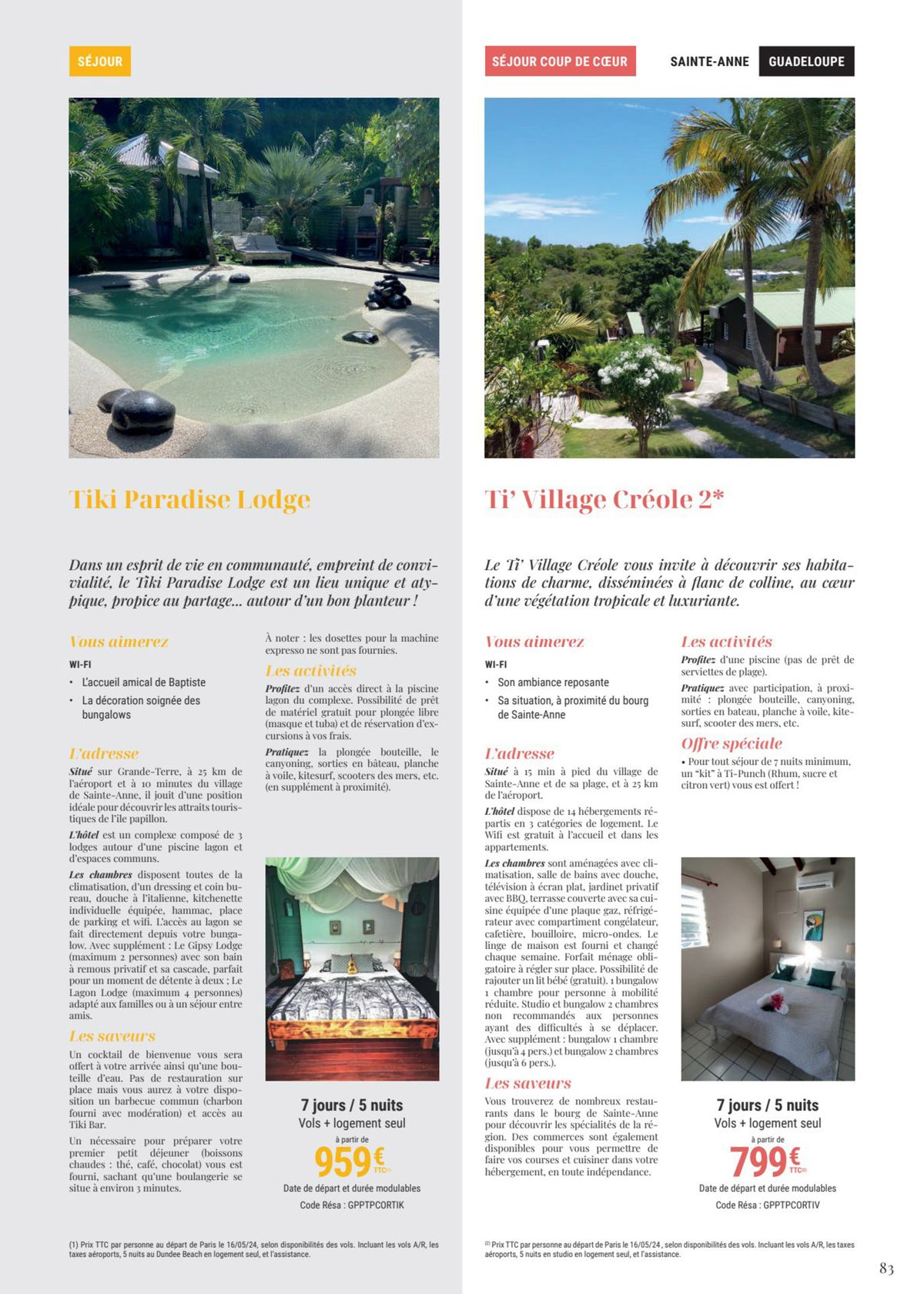 Catalogue Toutes destinations Séjours & Circuits 2024, page 00083