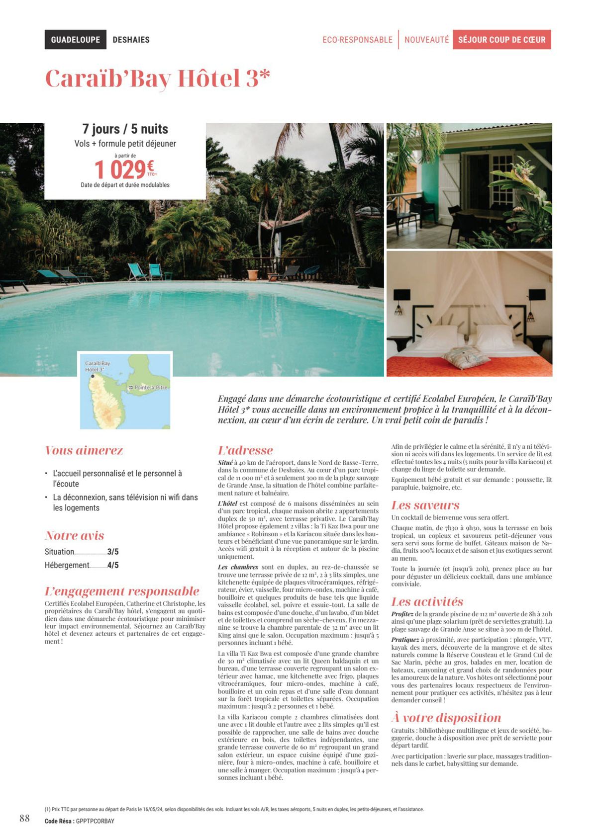 Catalogue Toutes destinations Séjours & Circuits 2024, page 00088