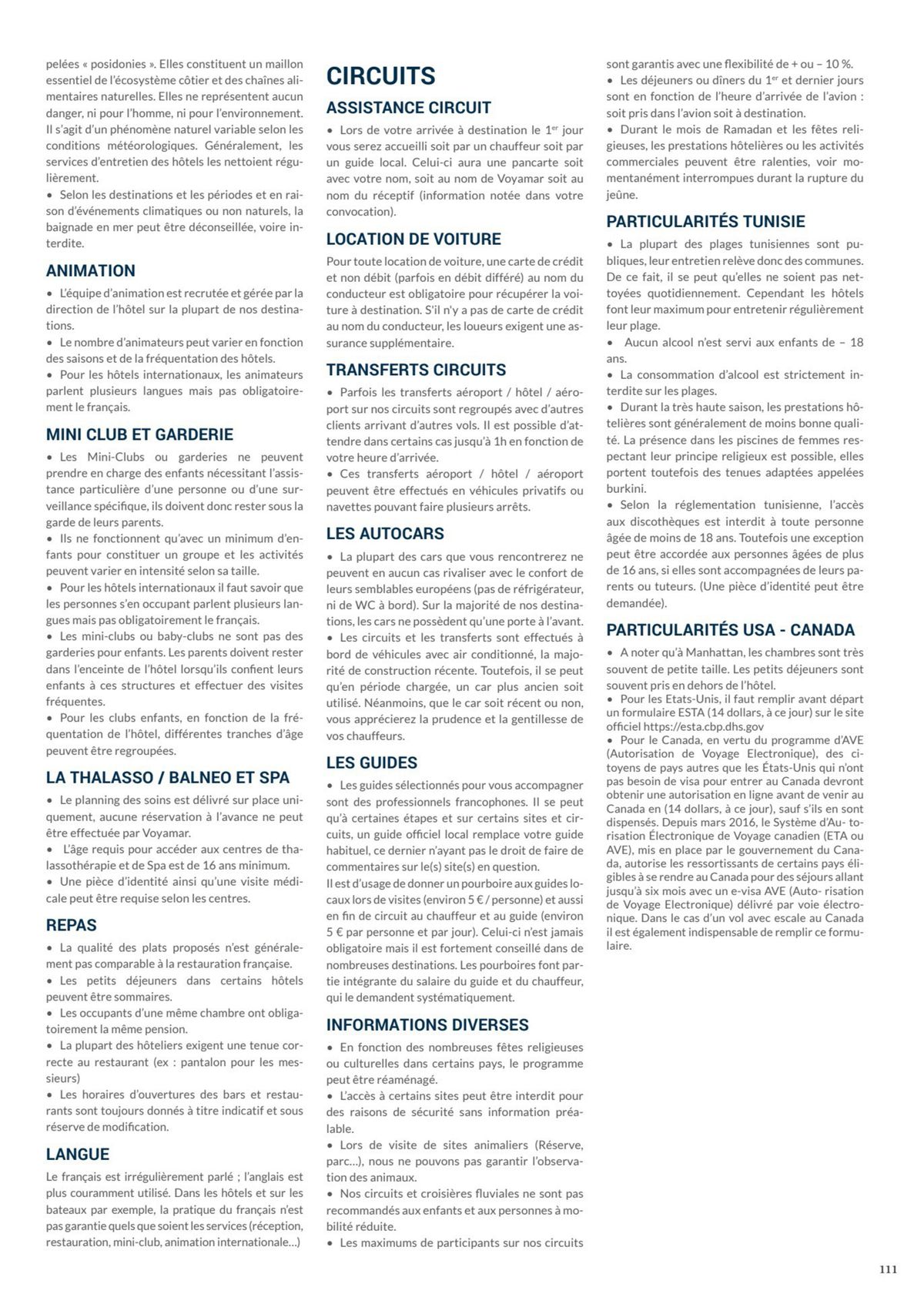 Catalogue Toutes destinations Séjours & Circuits 2024, page 00111