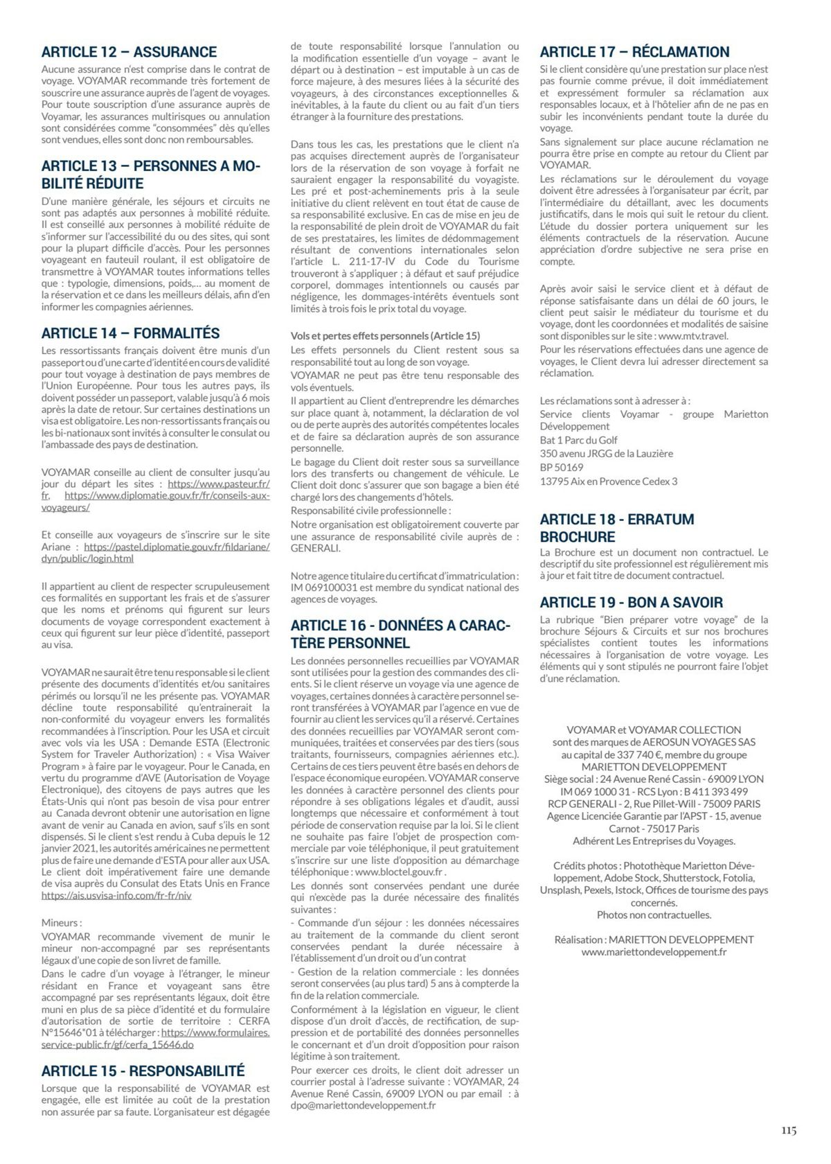 Catalogue Toutes destinations Séjours & Circuits 2024, page 00115