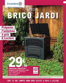 Catalogue E.Leclerc à Paris | Jardin Dautomne Brico Chauffage | 26/09/2023 - 07/10/2023
