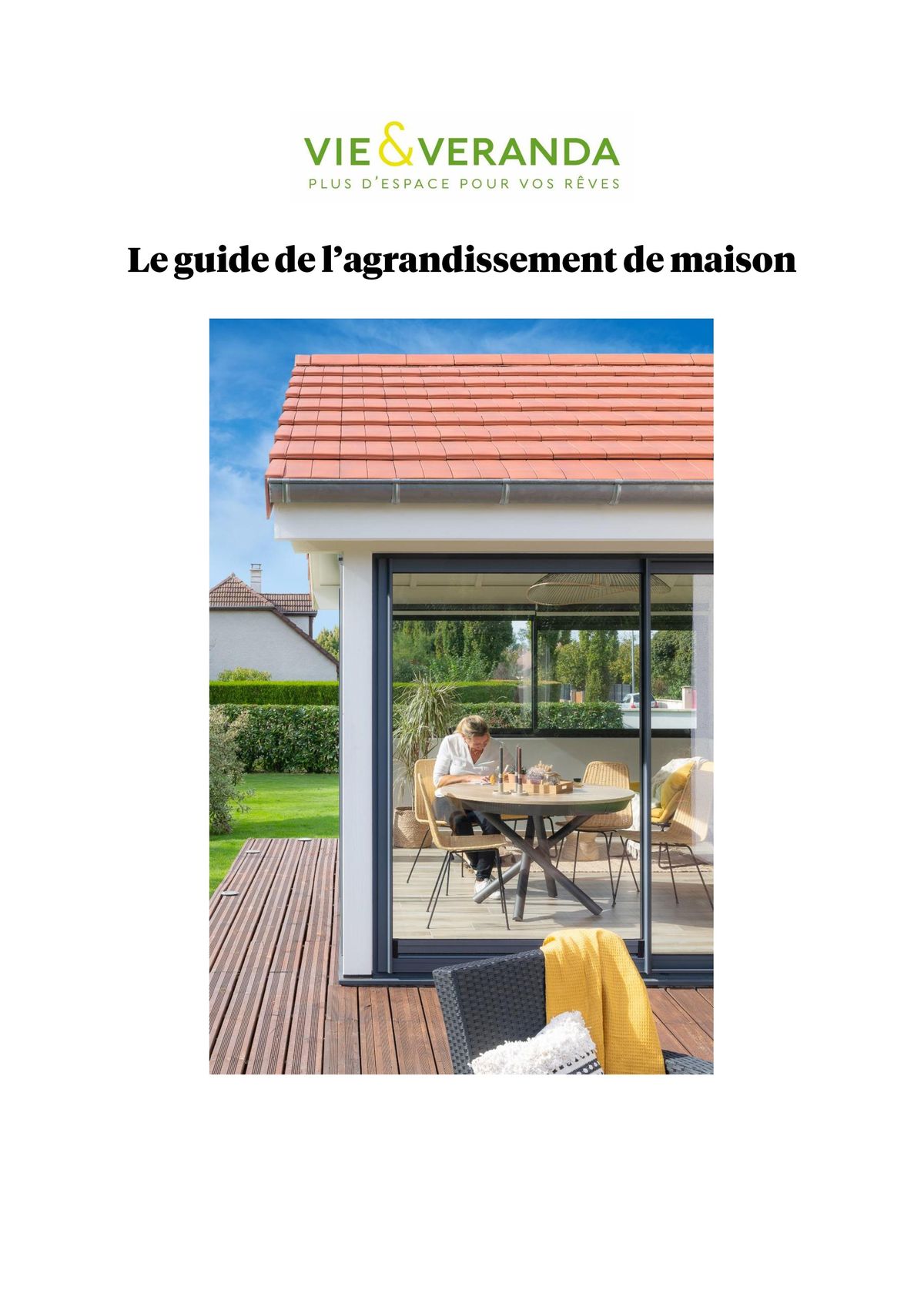Catalogue Le guide de l'agrandissement de maison, page 00001