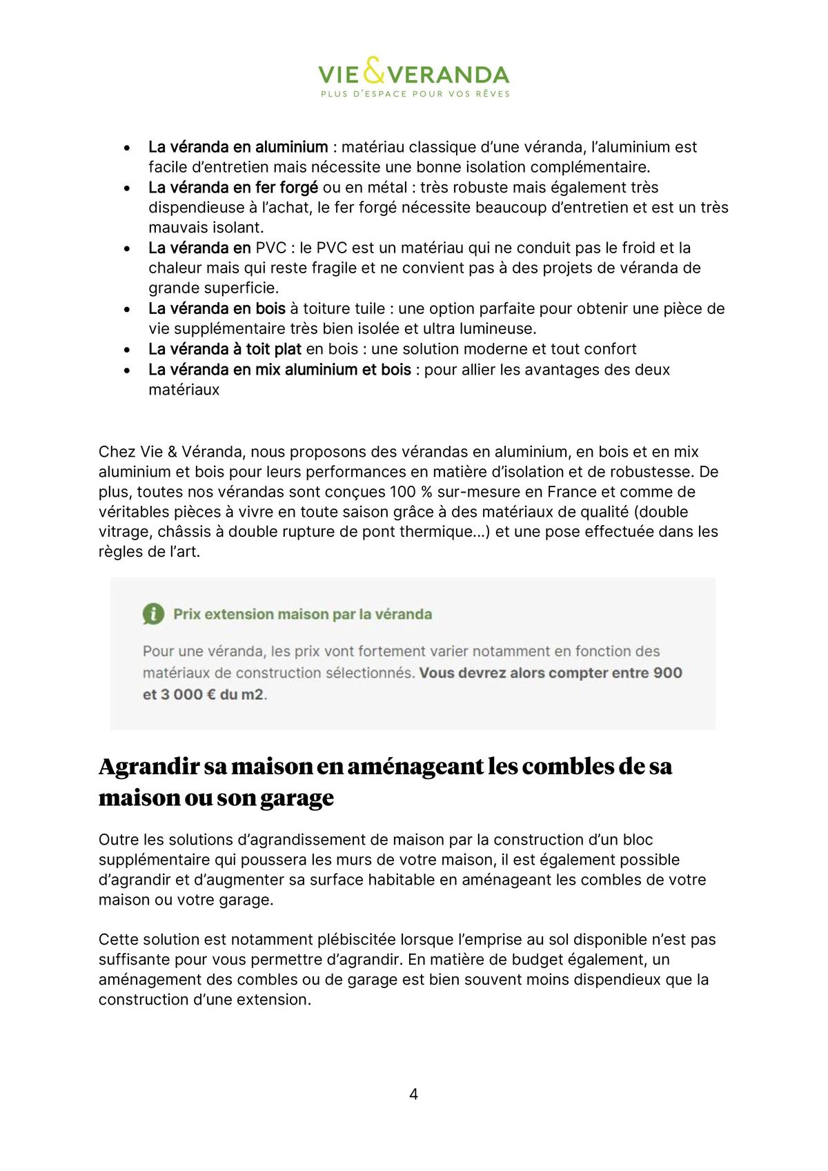 Catalogue Le guide de l'agrandissement de maison, page 00005
