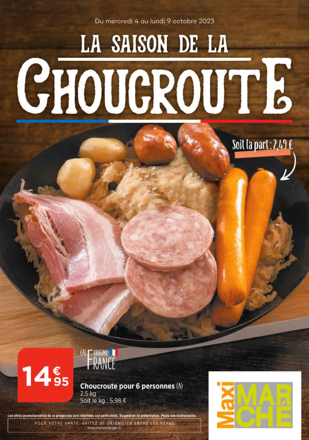 Catalogue La saison de la choucroute, page 00001