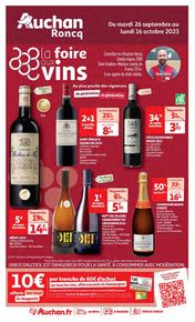 Catalogue Auchan à Villeneuve-d'Ascq | Foire Aux Vins RONCQ | 26/09/2023 - 16/10/2023