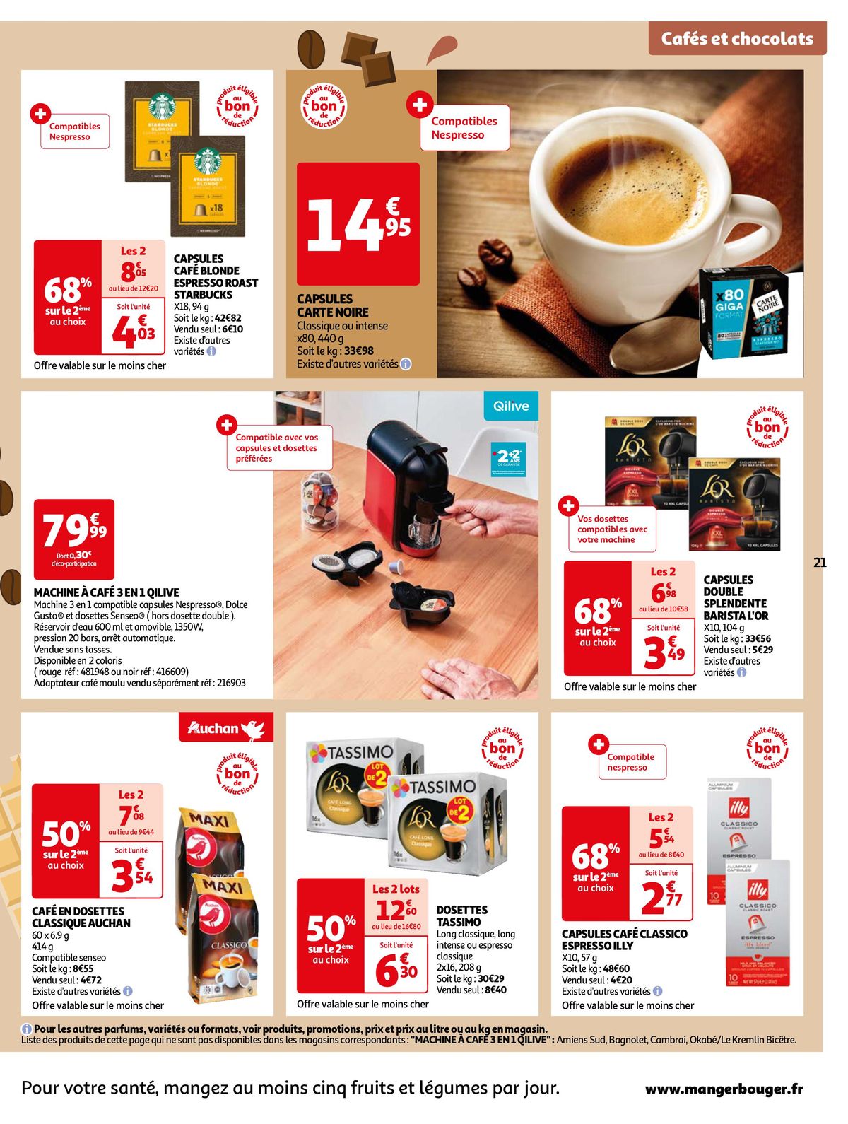 Catalogue Succombez à tous nos cafés et chocolats, page 00021