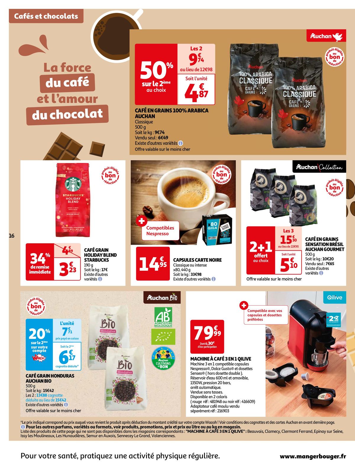 Catalogue Succombez à tous nos cafés et chocolats, page 00016