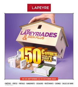 Catalogue Lapeyre à Marseille | Catalogue Lapeyre | 28/09/2023 - 16/10/2023