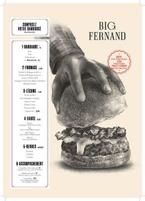 Promos de Restaurants à Bègles | Menu Big Fernand Big Fernand Bordeaux sur Big Fernand | 28/09/2023 - 31/03/2024
