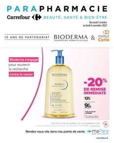 Catalogue Carrefour | Parapharmacie Octobre | 03/10/2023 - 06/11/2023