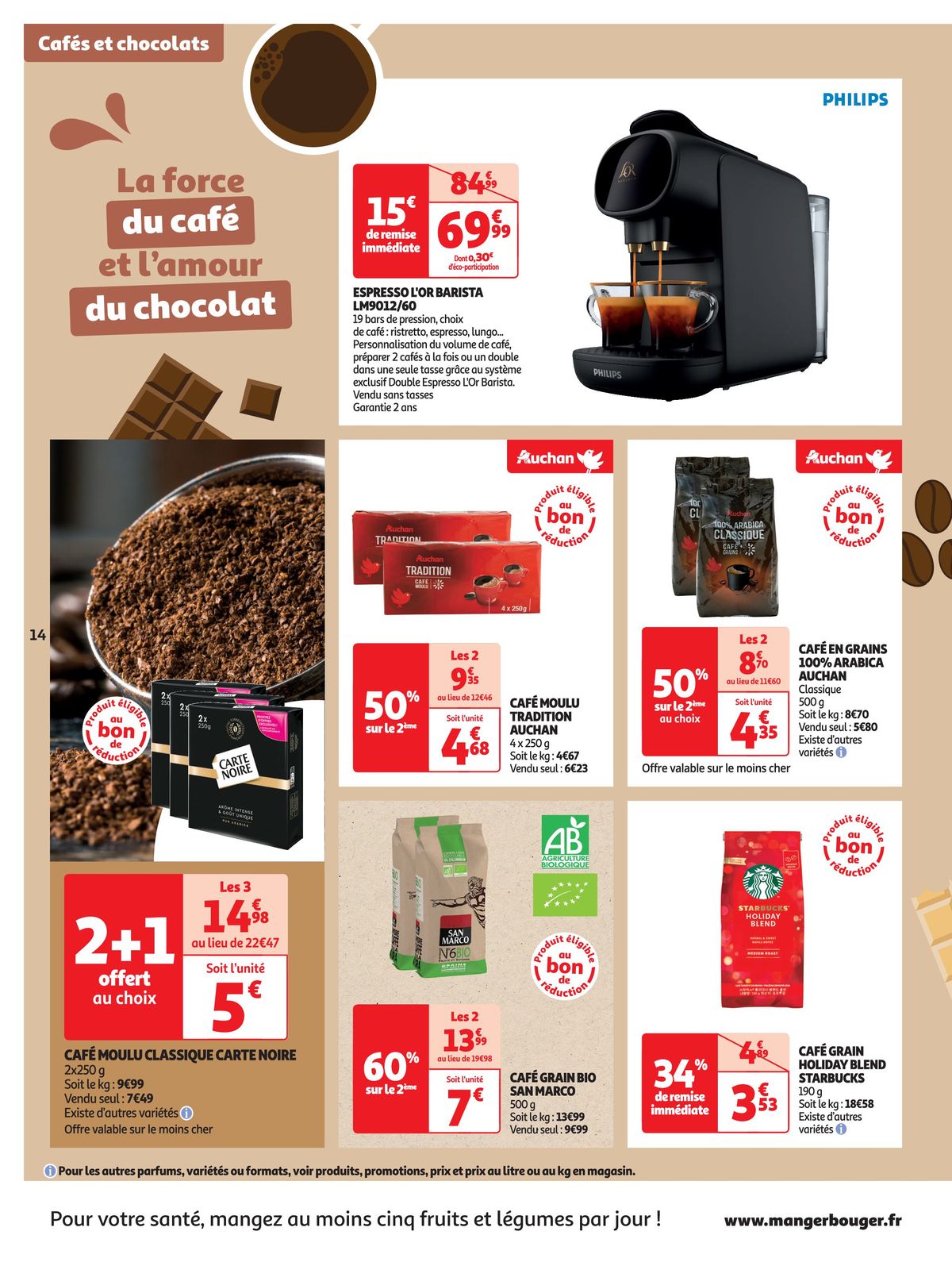Catalogue Succombez à tous nos cafés et chocolats, page 00014