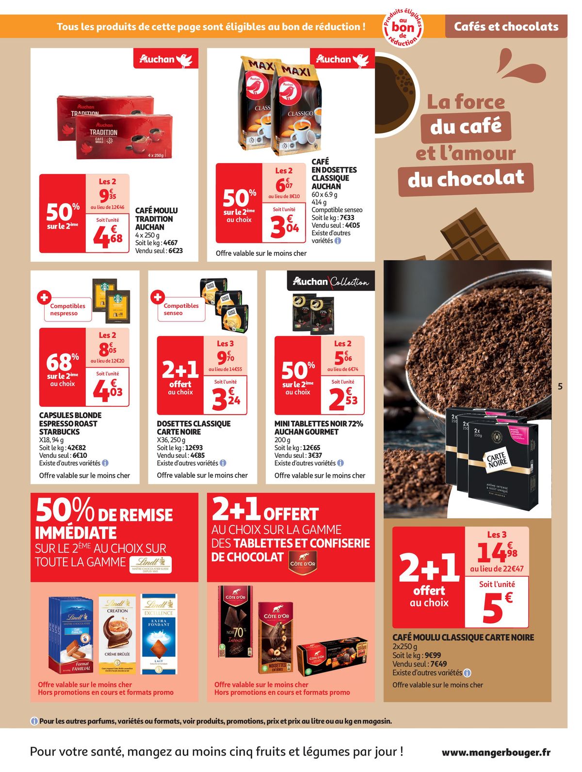 Catalogue Succombez à tous nos cafés et chocolats, page 00005