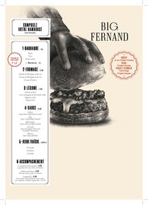 Promos de Restaurants à Lyon | Menu Big Fernand sur Big Fernand | 28/09/2023 - 31/03/2024