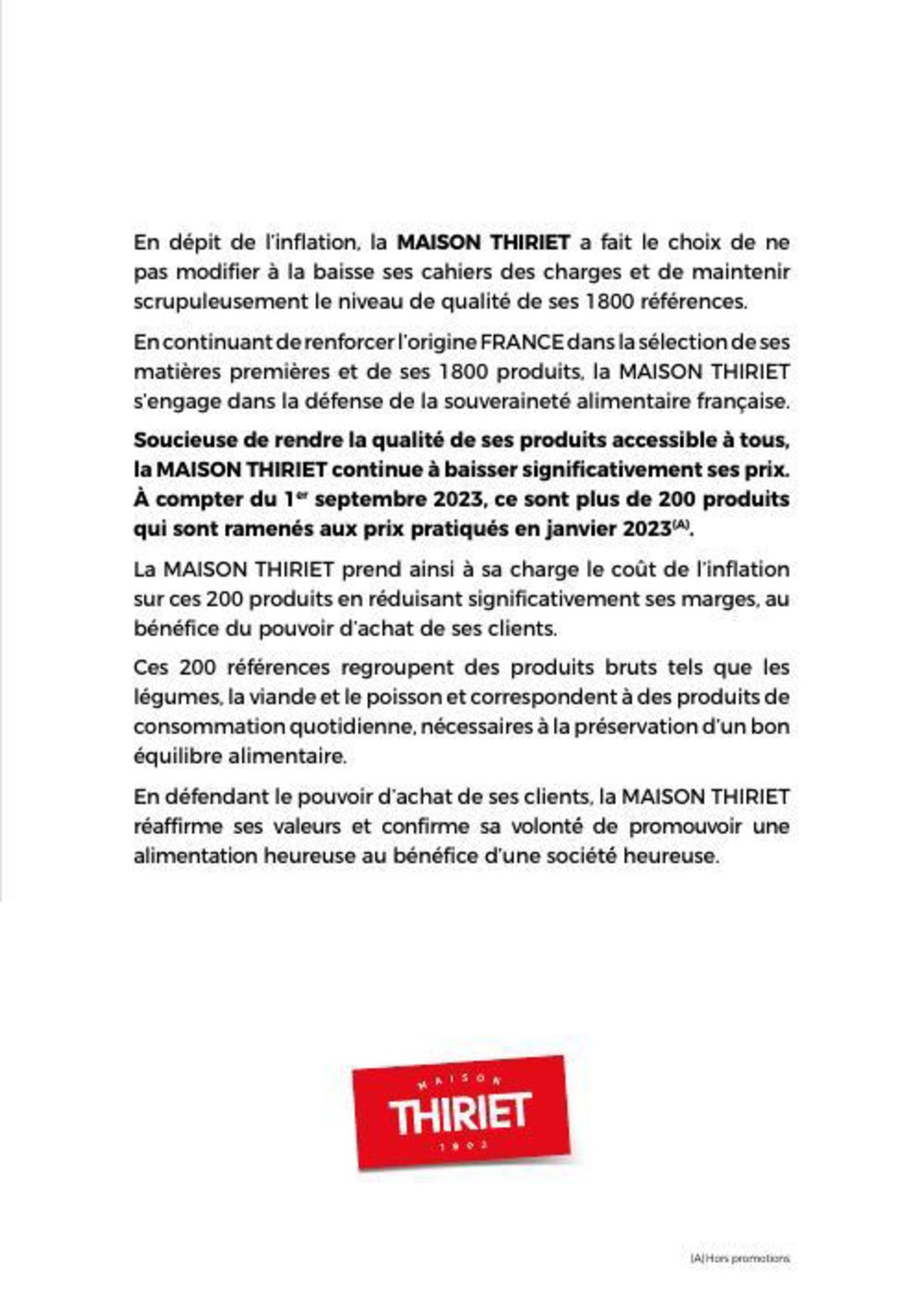 Catalogue Catalogue Maison Thiriet, page 00023