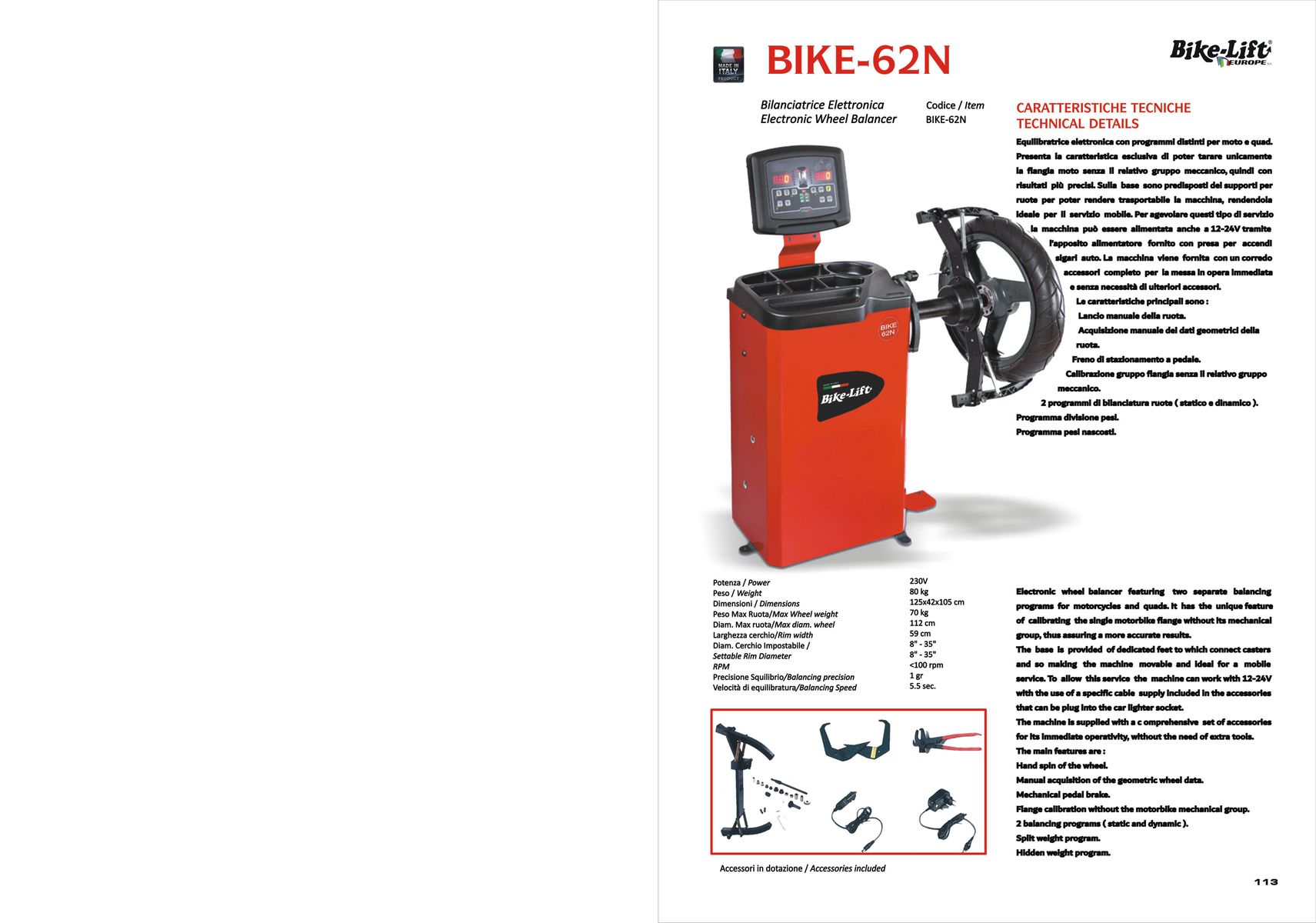 Catalogue BIKE LIFT 2023, page 00113