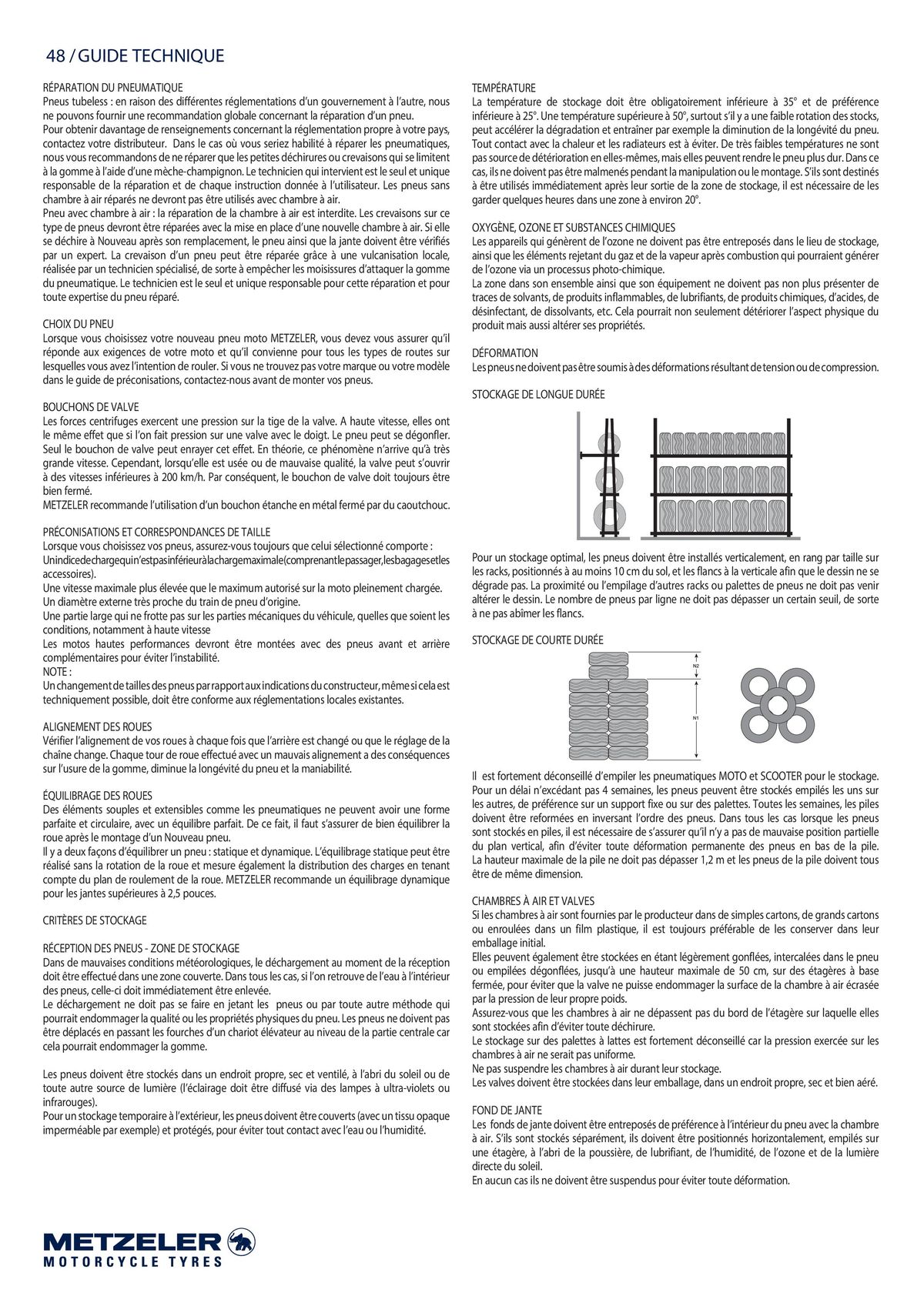 Catalogue METZELER Technical Data Book 2023, page 00048