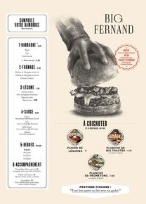 Promos de Restaurants à Rouen | Menu Big Fernand Rouen sur Big Fernand | 28/09/2023 - 31/03/2024