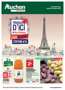 Catalogue Auchan Supermarché à Boulogne-Billancourt | Le meilleur de notre région | 03/10/2023 - 09/10/2023