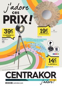 Catalogue Centrakor à Épinal | Les incontournables pour la maison | 02/10/2023 - 15/10/2023