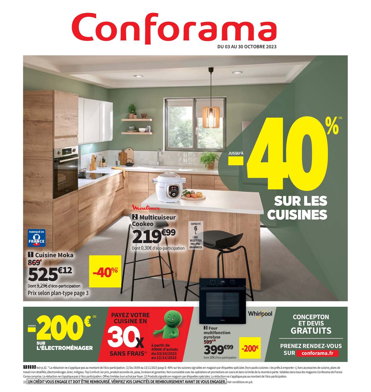 Catalogue Jusqu'à -40% sur le cuisines, page 00001