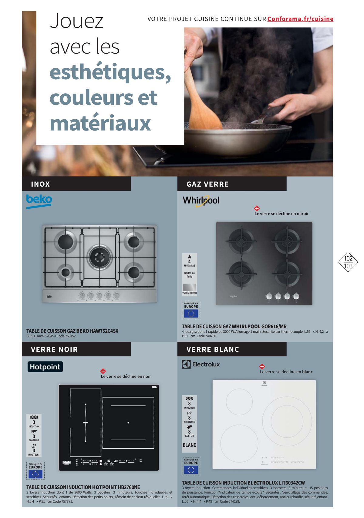 Catalogue Guide cuisines & encastrables, page 00103