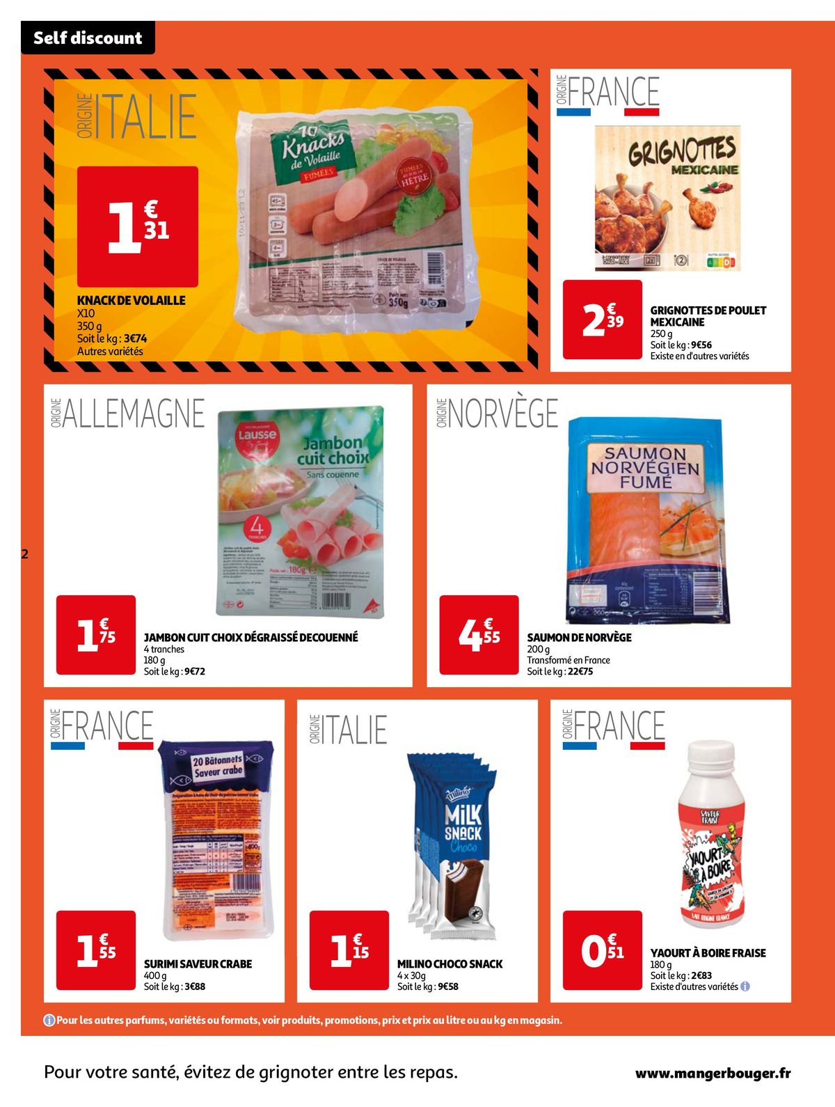 Catalogue Les offres self discount d'octobre, page 00002