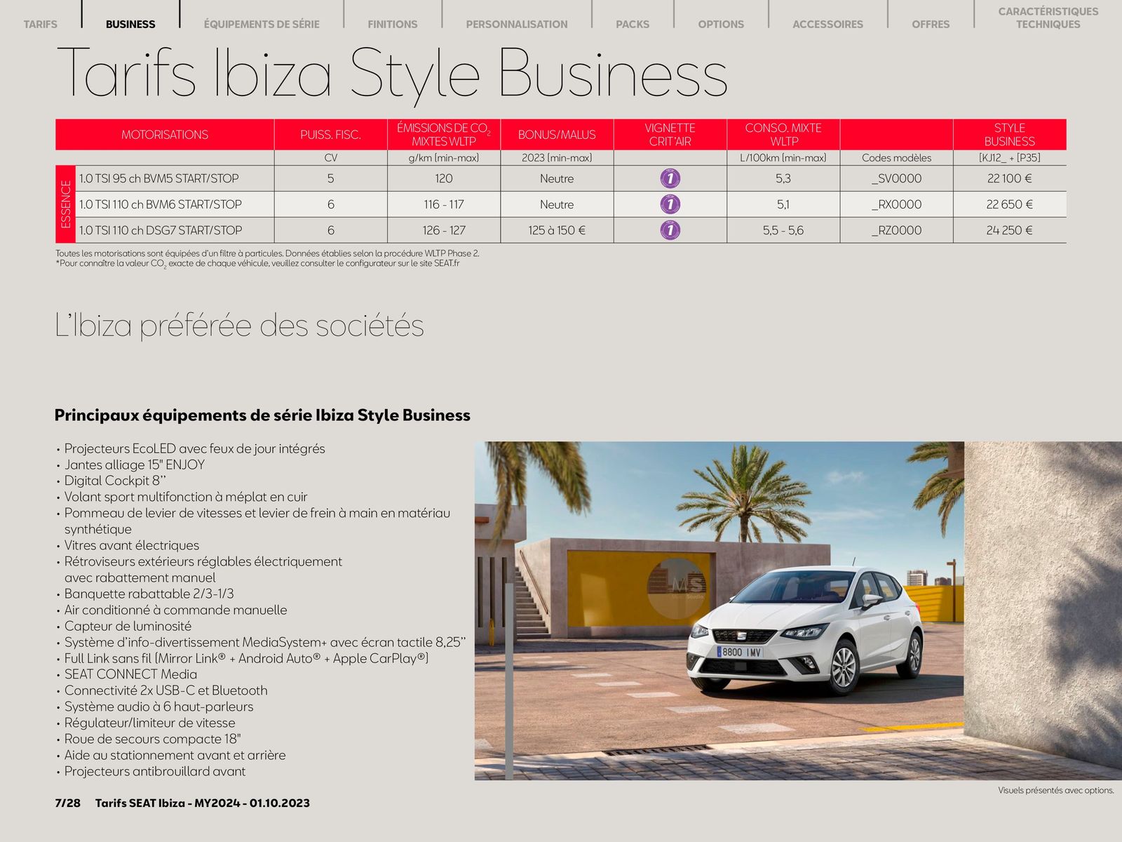 Catalogue SEAT Ibiza., page 00007