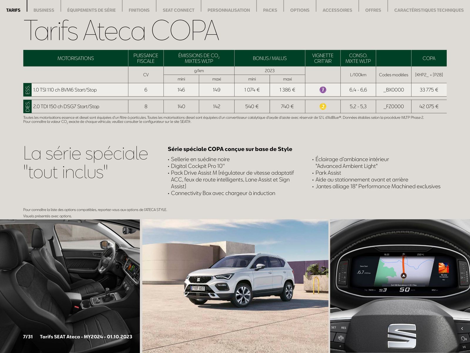 Catalogue SEAT Ateca|, page 00007