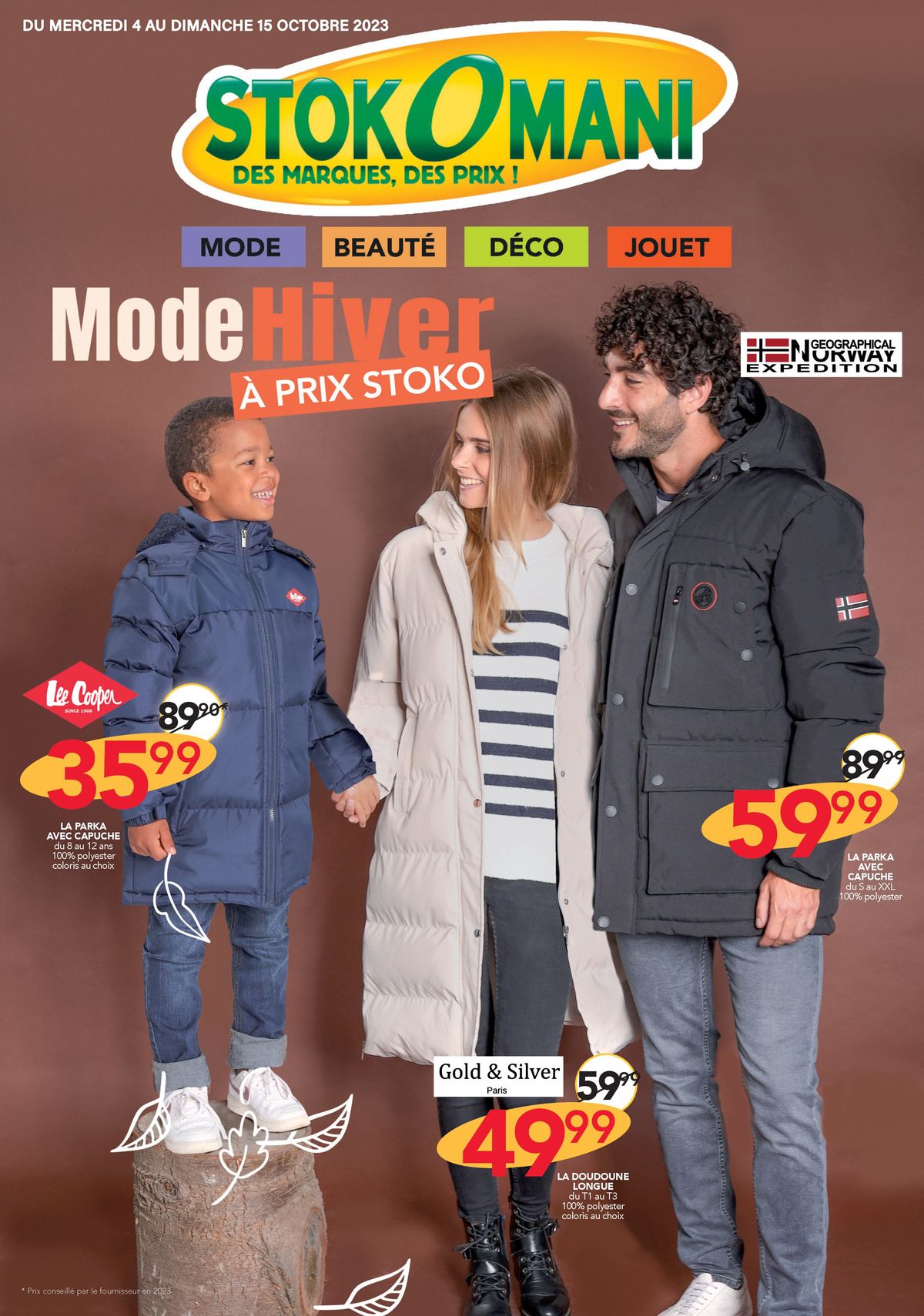 Catalogue Mode Hiver à prix Stoko, page 00001