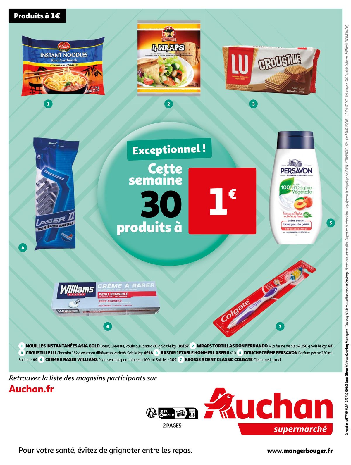 Catalogue Notre sélection de produits à 1€ !, page 00002