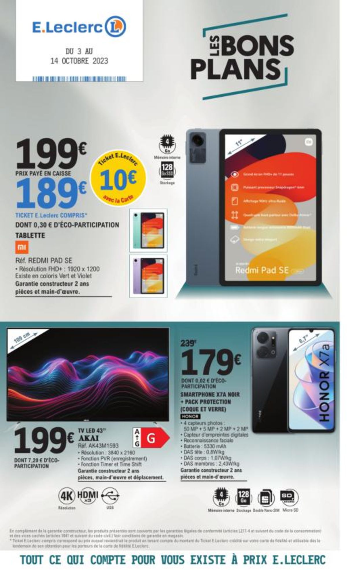 Catalogue BONS PLANS OCTOBRE, page 00001