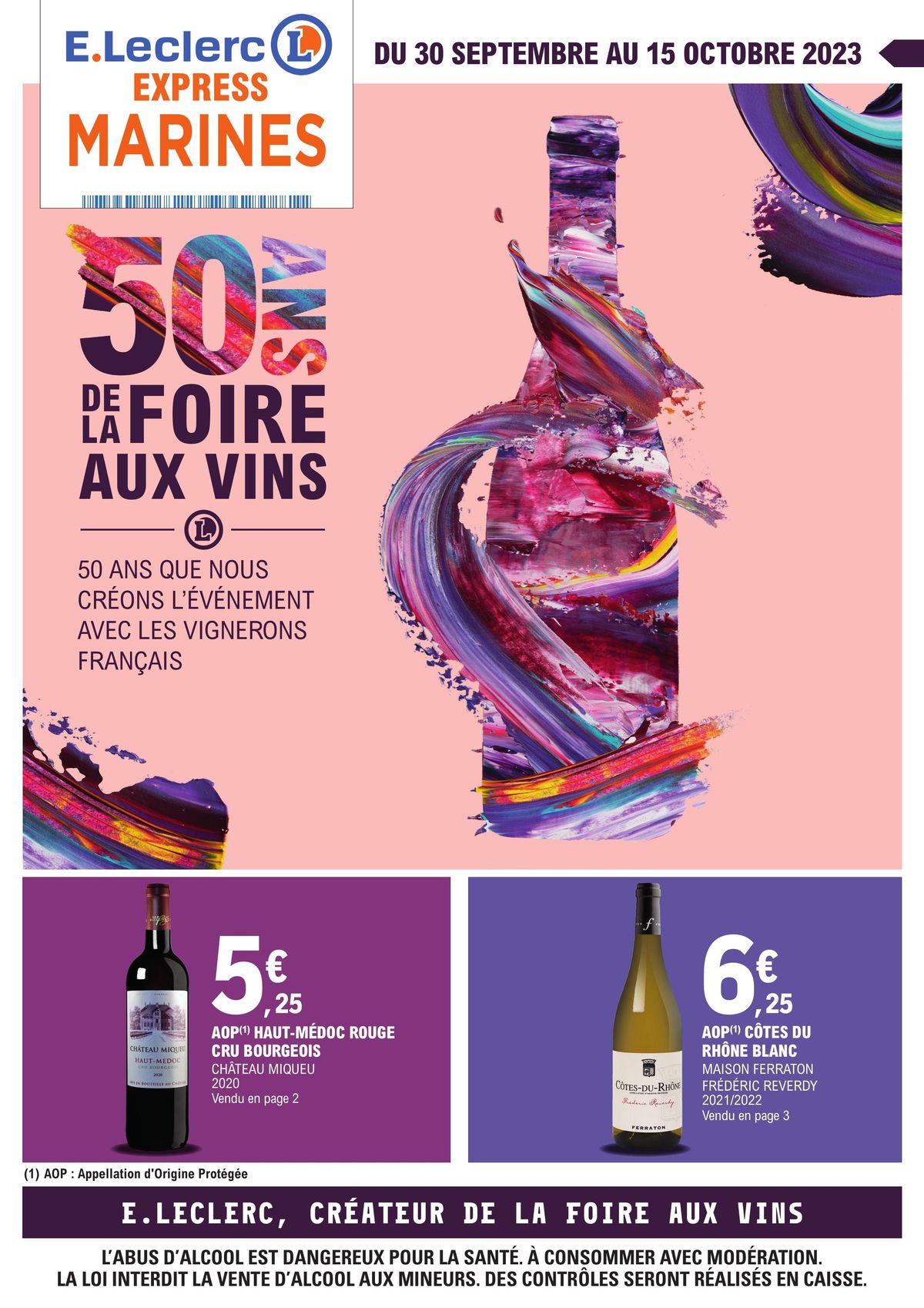 Catalogue Foire aux vins Marine, page 00001