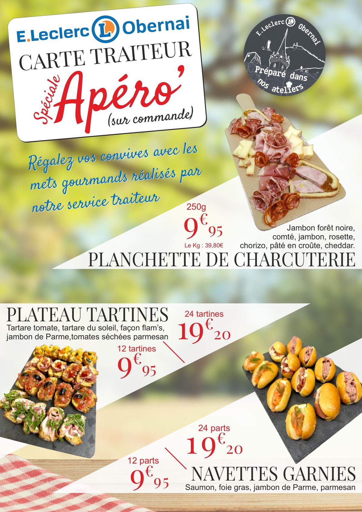 Catalogue CARTE TRAITEUR SPECIALE APERO, page 00001