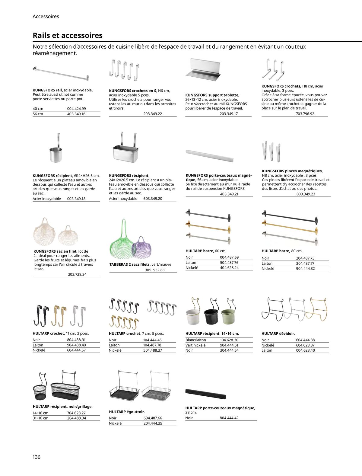 Catalogue IKEA CUISINES, page 00136