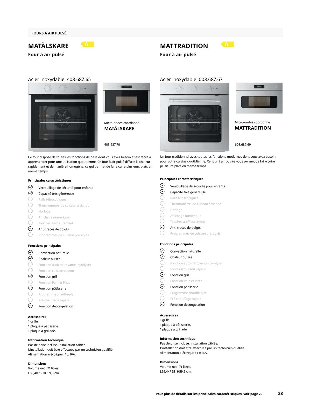 Catalogue IKEA ÉLECTROMÉNAGER, page 00023