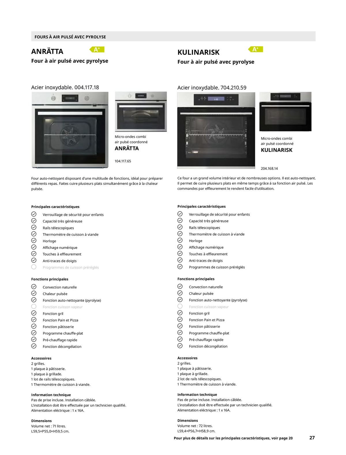 Catalogue IKEA ÉLECTROMÉNAGER, page 00027