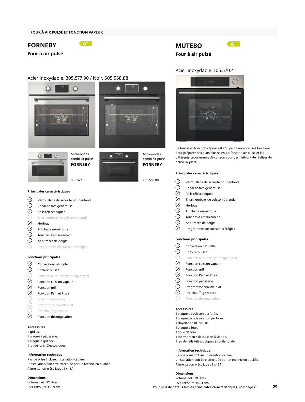 Catalogue IKEA ÉLECTROMÉNAGER, page 00029