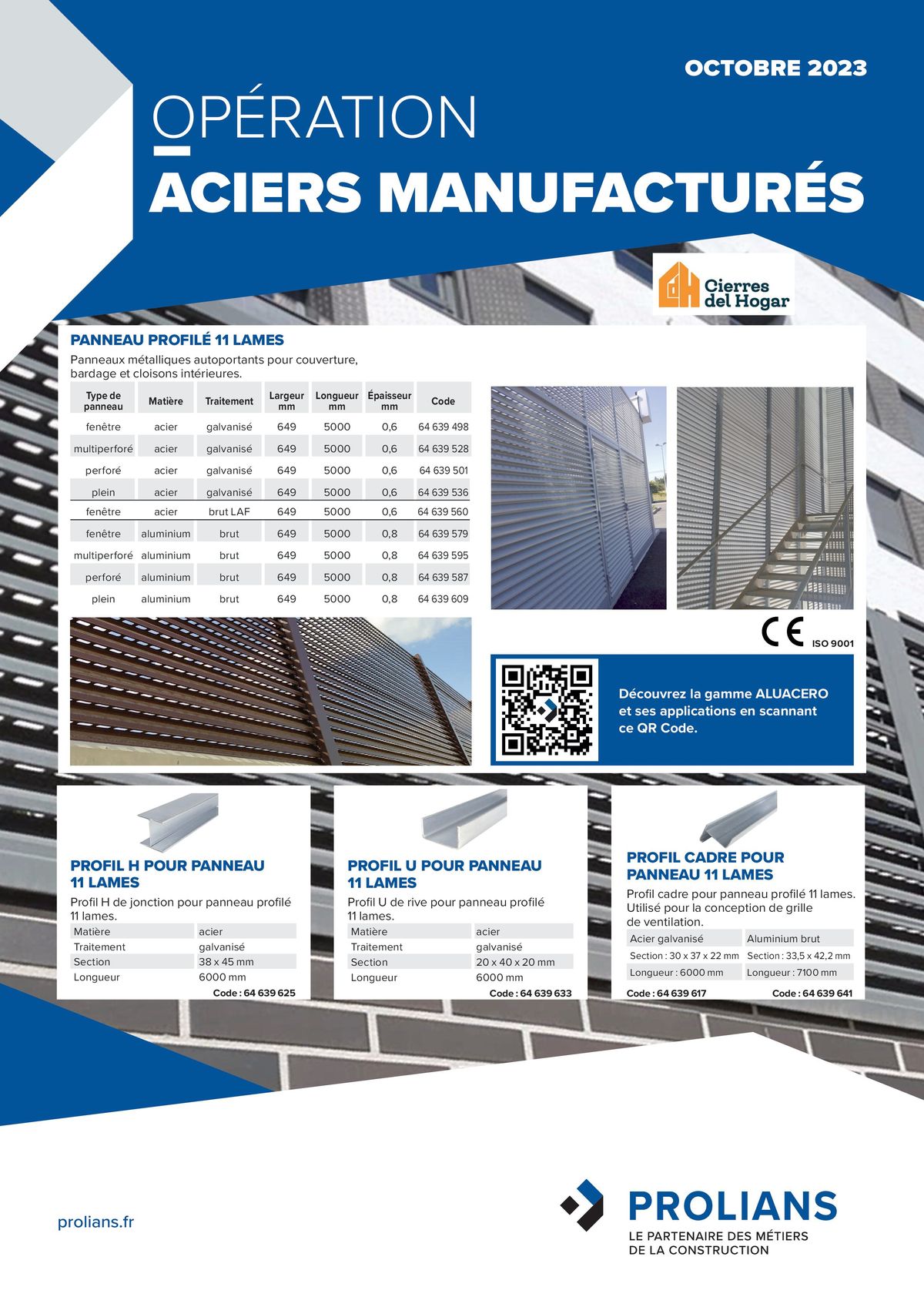 Catalogue Opération aciers manufacturés, page 00001