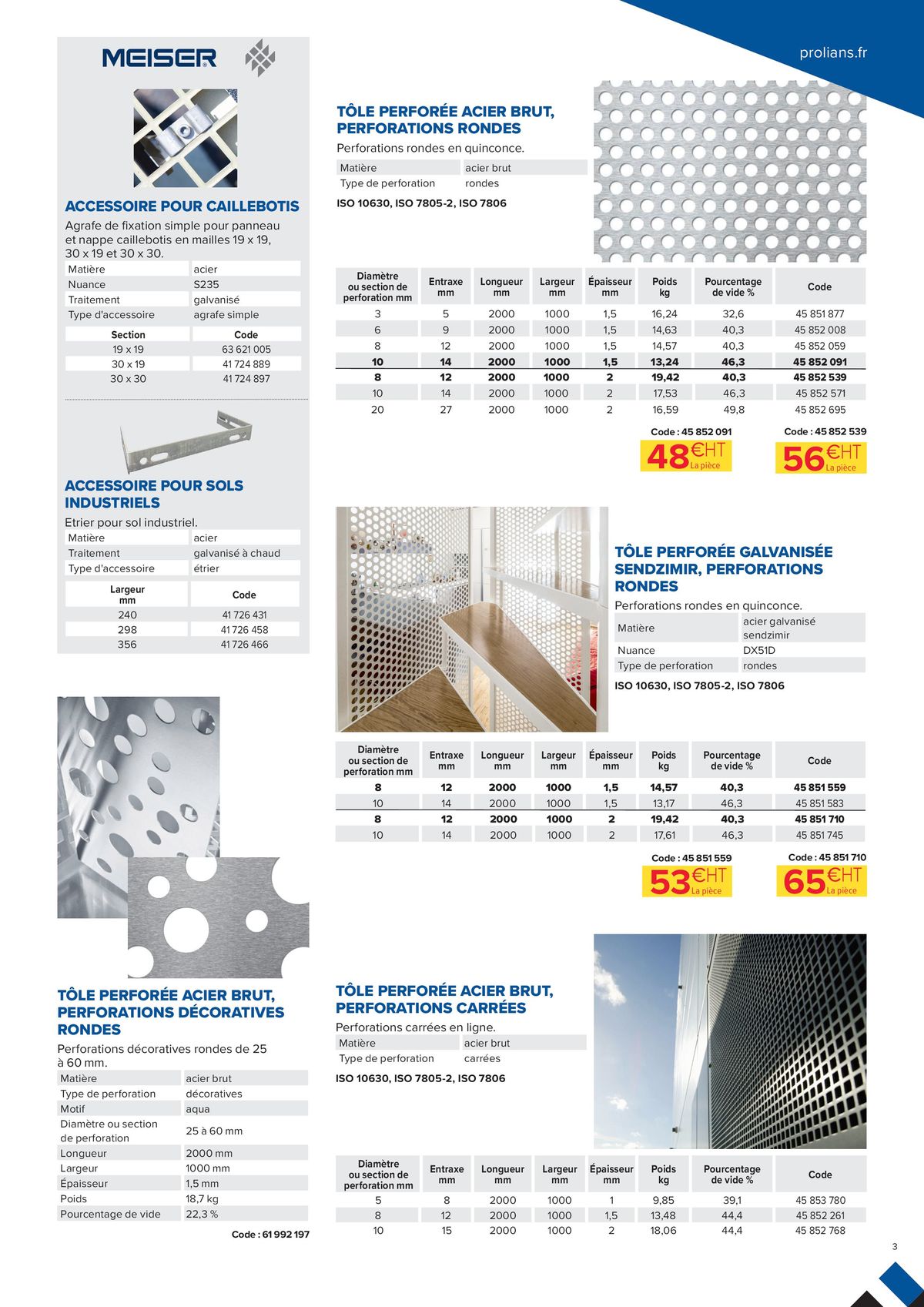 Catalogue Opération aciers manufacturés, page 00003