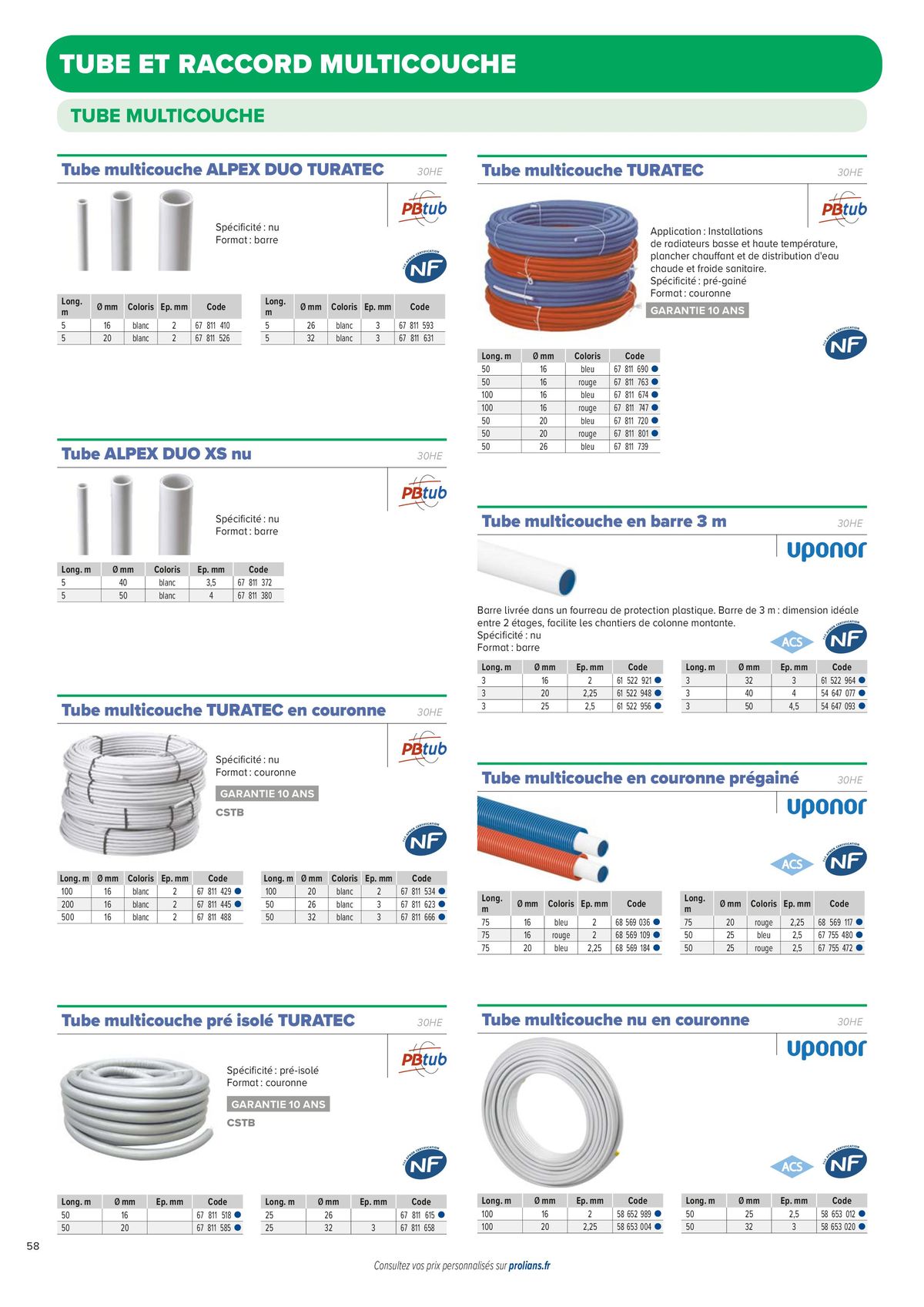 Catalogue L'Univers Transport des fluides, page 00060