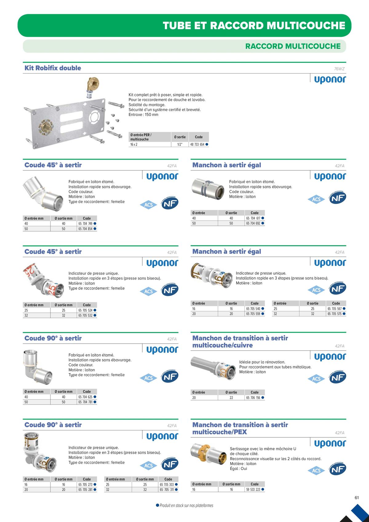 Catalogue L'Univers Transport des fluides, page 00063