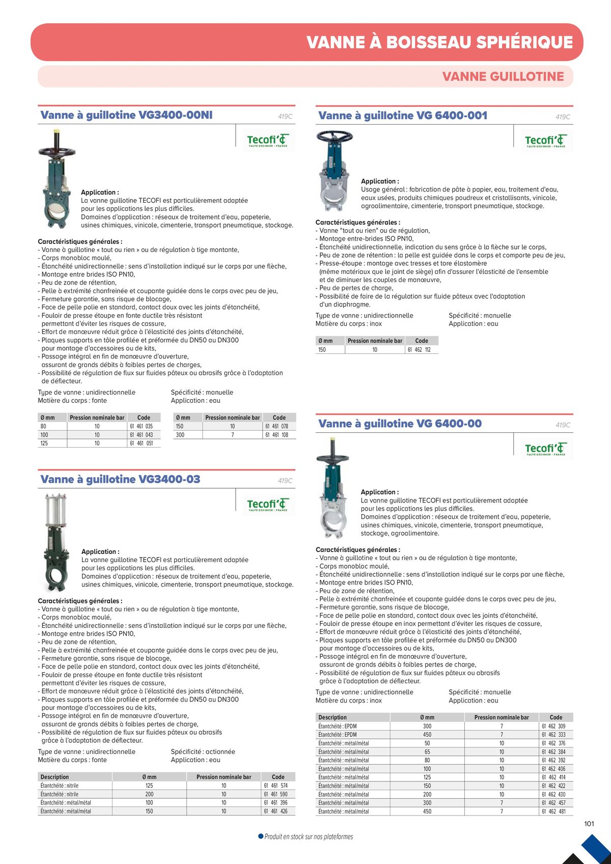 Catalogue L'Univers Transport des fluides, page 00103