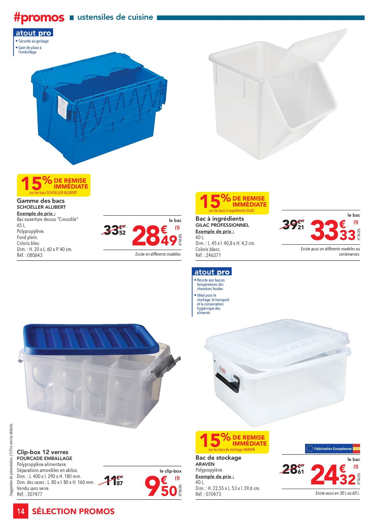 Catalogue SELECTION PROMO EQUIPEMENT, page 00014