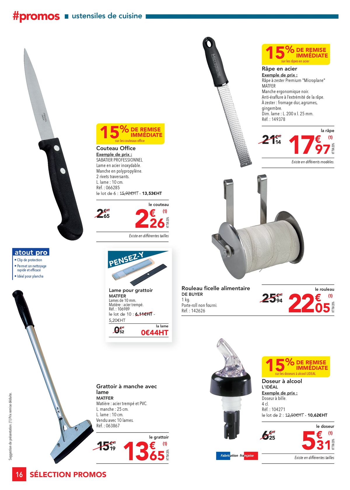 Catalogue SELECTION PROMO EQUIPEMENT, page 00016