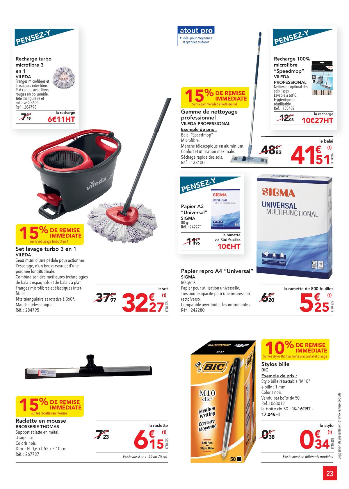 Catalogue SELECTION PROMO EQUIPEMENT, page 00023