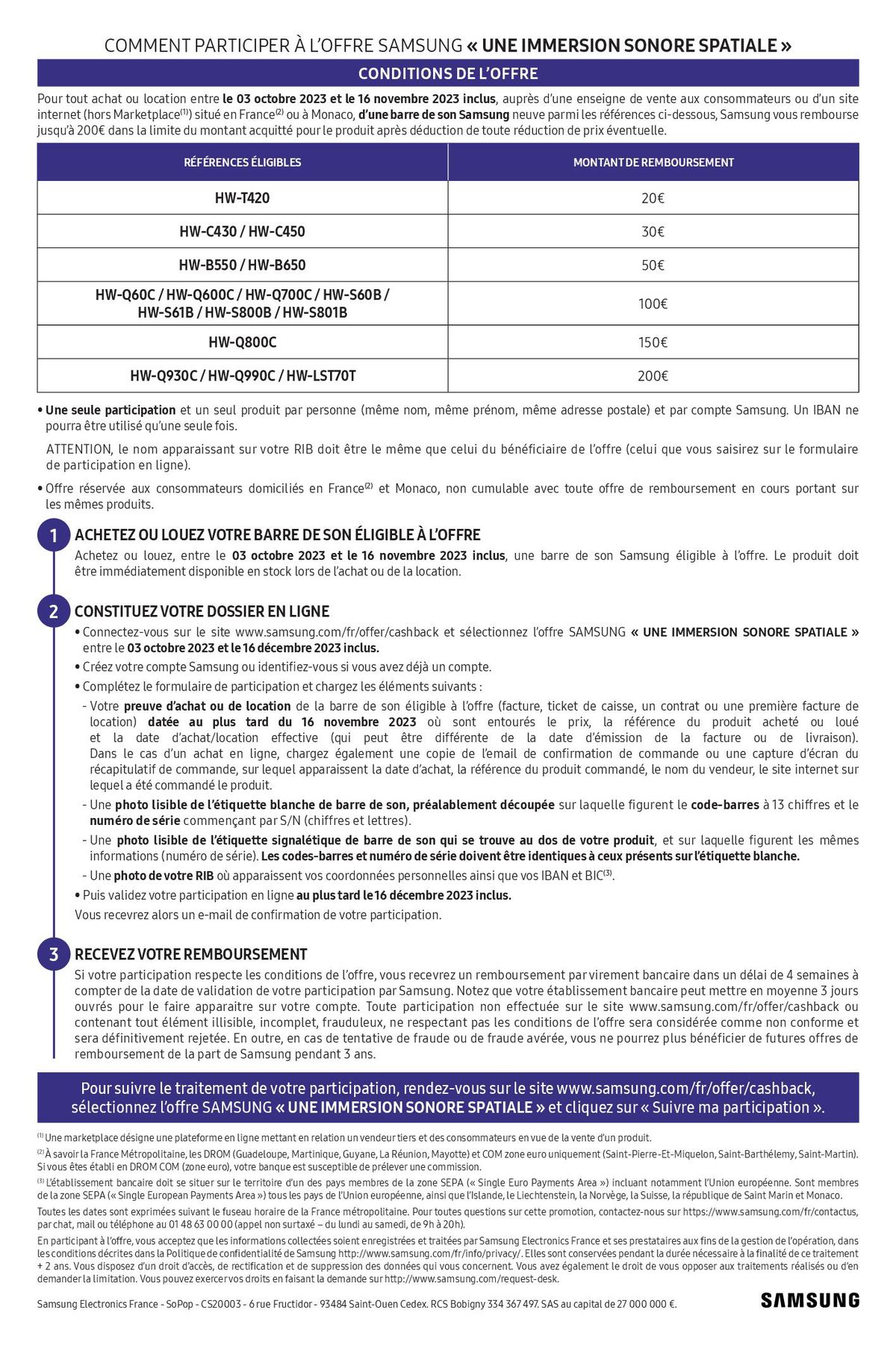 Catalogue Jusqu'à 200€ remboursés !, page 00002