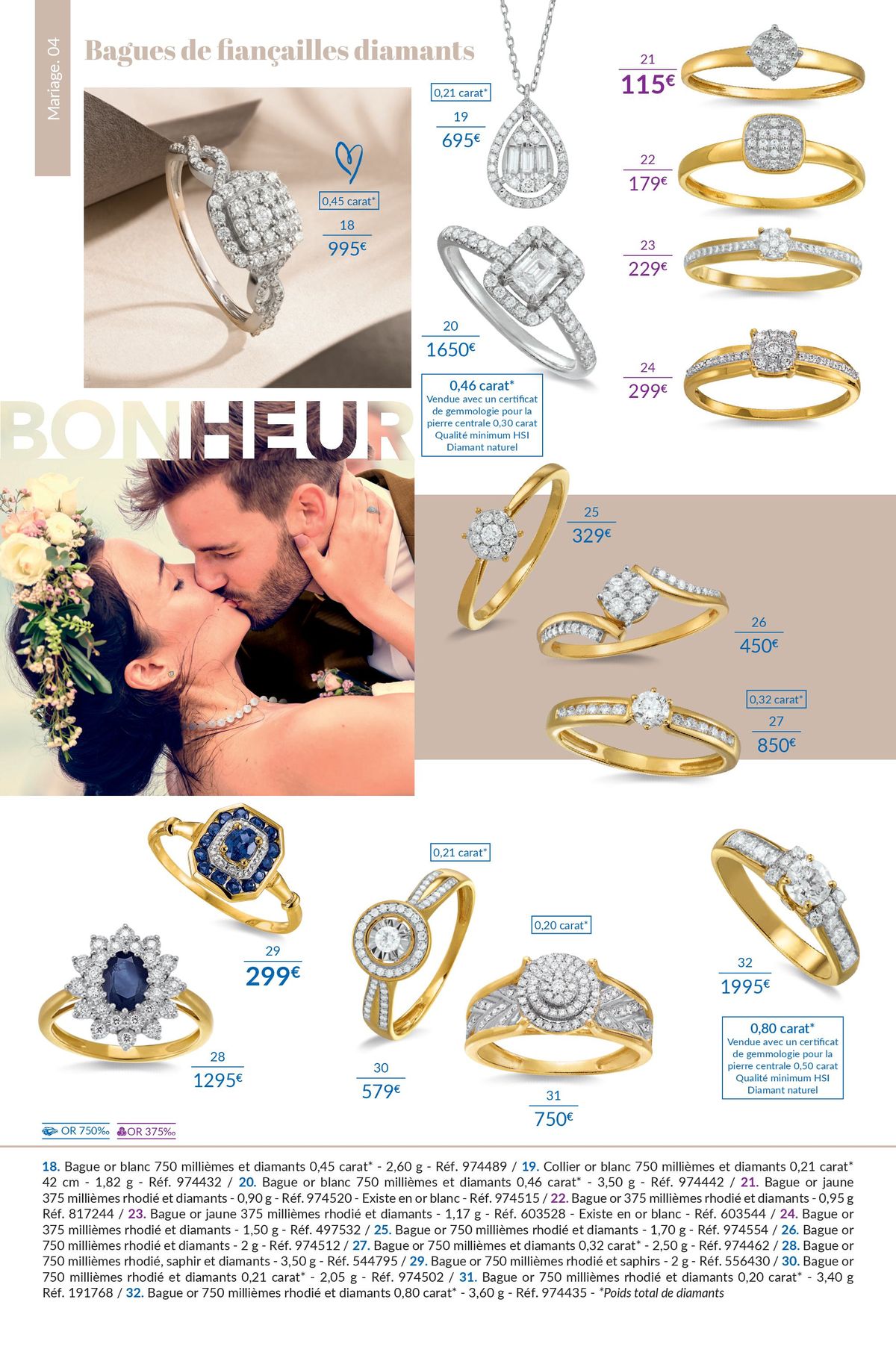 Catalogue Bijouterie pour mariage et fiançailles, page 00004