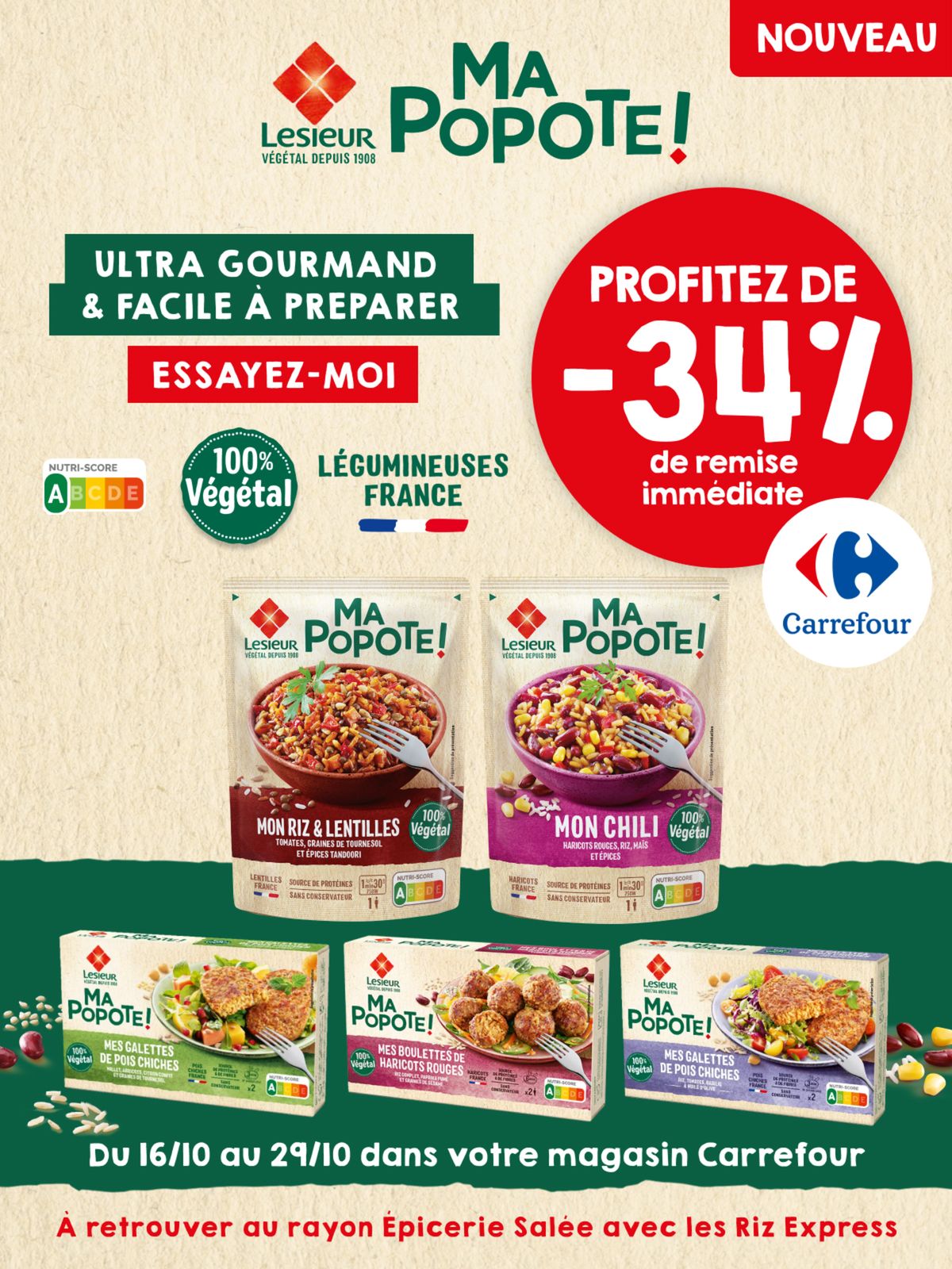 Catalogue Profitez de -34% de remise immédiate Carrefour ! , page 00001