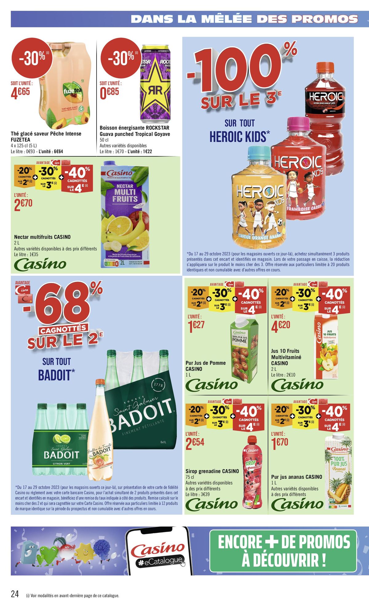 Catalogue DANS LA MÊLÉE DES PROMOS, page 00024